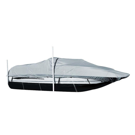 Carver Sun-DURA Styled-to-Fit Boat Cover f/20.5' Sterndrive Deck Boats w/Walk-Thru Windshield - Grey - Kesper Supply