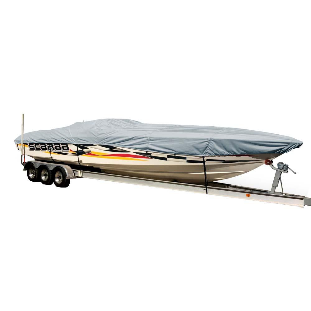 Carver Sun-DURA Styled-to-Fit Boat Cover f/21.5' Performance Style Boats - Grey - Kesper Supply