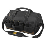 CLC 1535 Tool Bag w/ Top-Side Plastic Parts Tray - 18" - Kesper Supply