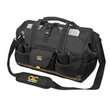 CLC 1535 Tool Bag w/ Top-Side Plastic Parts Tray - 18" - Kesper Supply