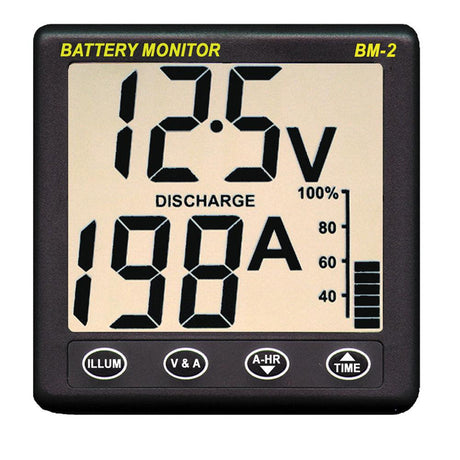 Clipper BM-2 Battery Monitor w/Shunt - 200Amp - Kesper Supply
