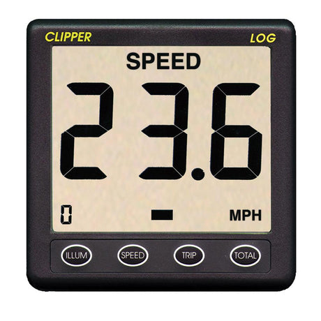 Clipper Speed Log Instrument w/Transducer & Cover - Kesper Supply