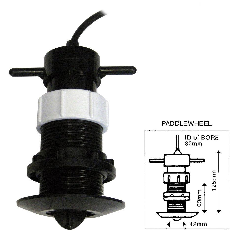 Clipper Speed Log Paddle Wheel Unit Complete with Thru Hull Fitting - Kesper Supply