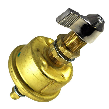 Cole Hersee Single Pole Brass Marine Battery Switch - 175 Amp - Continuous 1000 Amp Intermittent - Kesper Supply