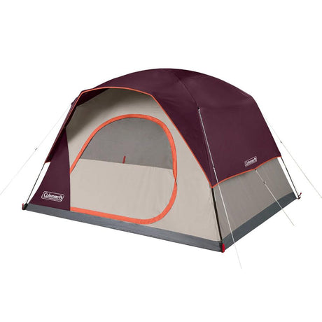 Coleman 6-Person Skydome Camping Tent - Blackberry - Kesper Supply
