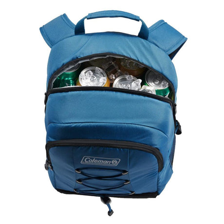 Coleman CHILLER 28-Can Soft-Sided Backpack Cooler - Deep Ocean - Kesper Supply