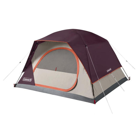 Coleman Skydome 4-Person Camping Tent - Blackberry - Kesper Supply