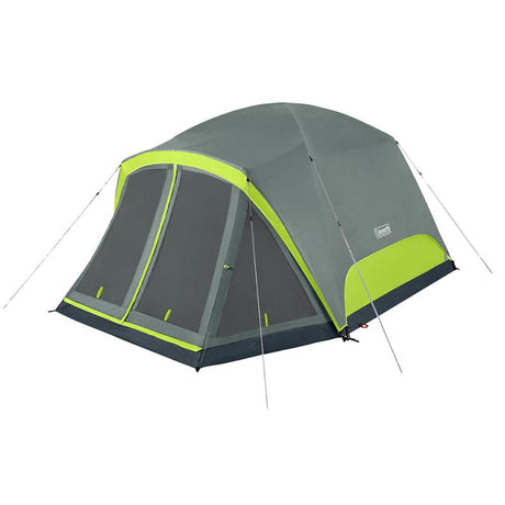 Coleman Skydome 6-Person Camping Tent w/Screen Room - Rock Grey - Kesper Supply