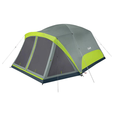 Coleman Skydome 8-Person Camping Tent w/Screen Room, Rock Grey - Kesper Supply