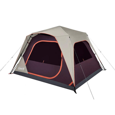 Coleman Skylodge 6-Person Instant Camping Tent - Blackberry - Kesper Supply