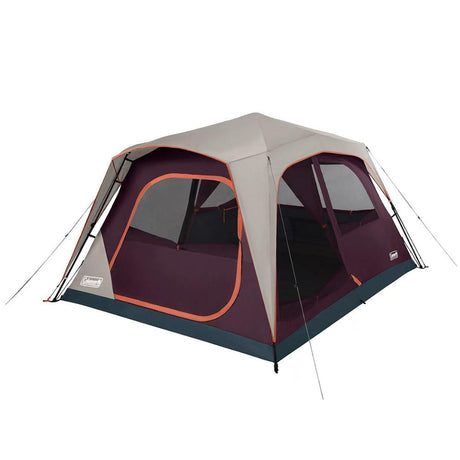 Coleman Skylodge 8-Person Instant Camping Tent - Blackberry - Kesper Supply