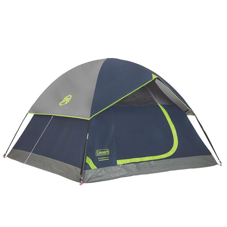Coleman Sundome 4-Person Camping Tent - Navy Blue & Grey - Kesper Supply