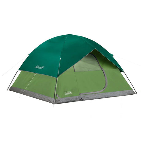 Coleman Sundome 6-Person Camping Tent - Spruce Green - Kesper Supply