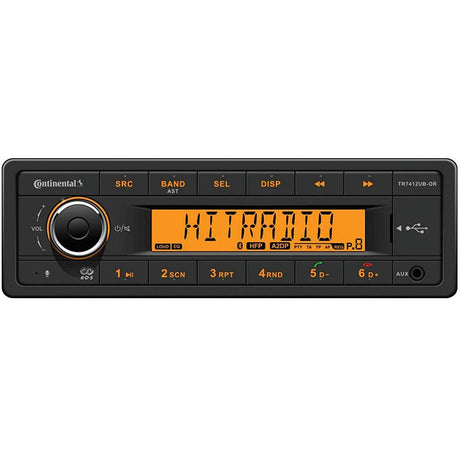 Continental Stereo w/AM/FM/BT/USB - 12V - Kesper Supply