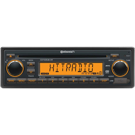 Continental Stereo w/CD/AM/FM/BT/USB - 24V - Kesper Supply