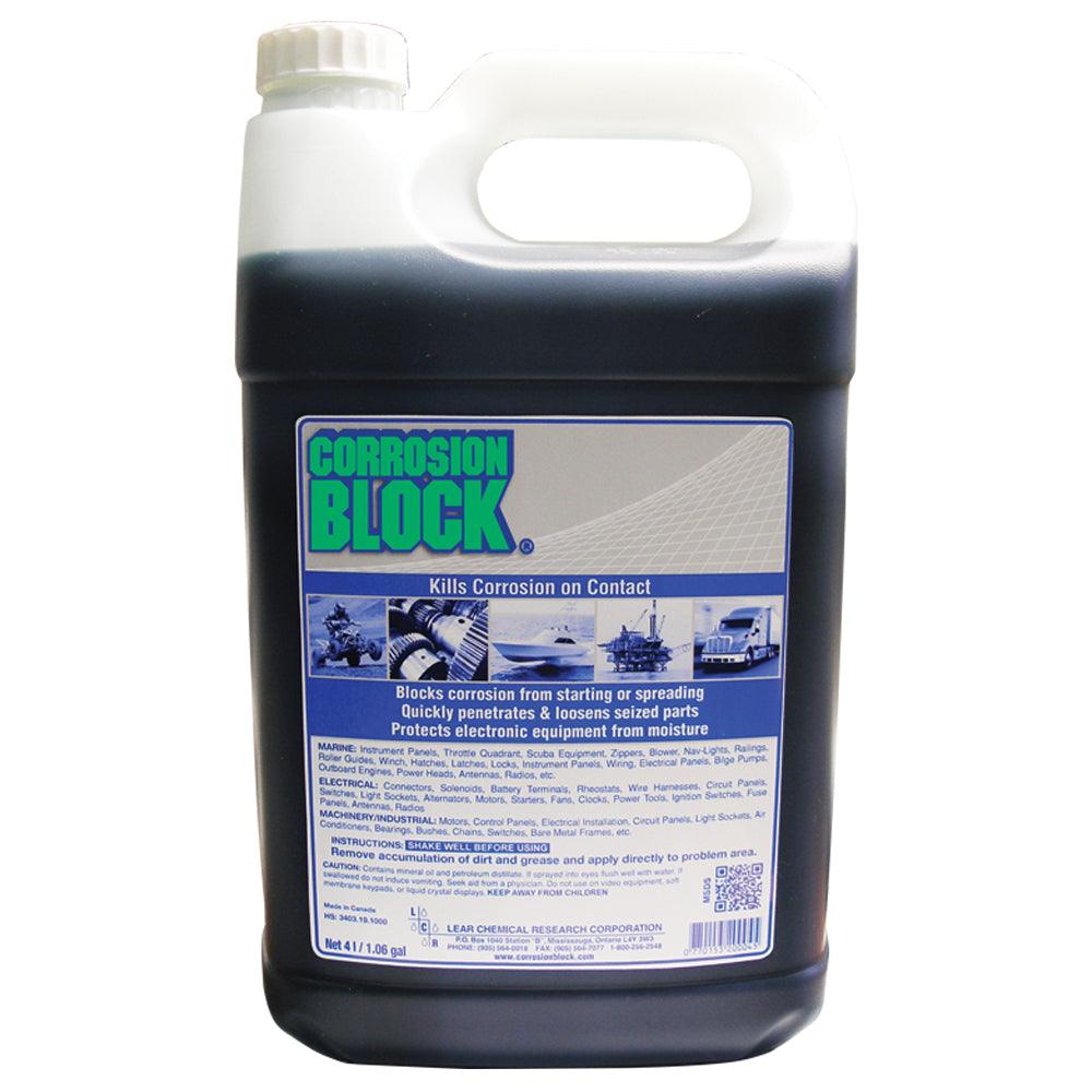 Corrosion Block Liquid 4-Liter Refill - Non-Hazmat, Non-Flammable & Non-Toxic - Kesper Supply