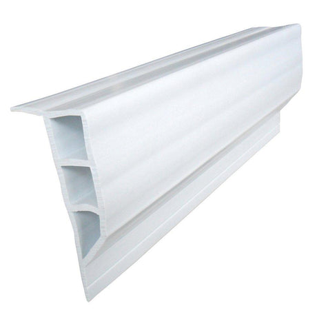 Dock Edge Standard PVC Full Face Profile - 16' Roll - White - Kesper Supply