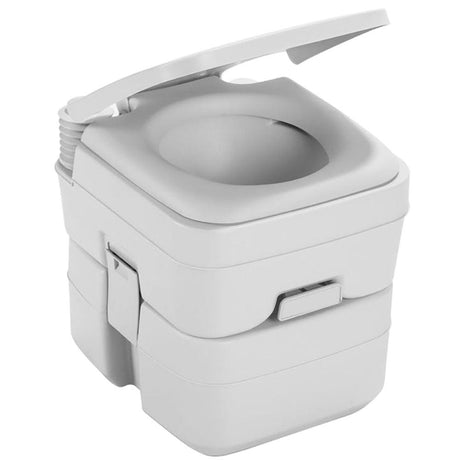 Dometic 965 MSD Portable Toilet w/Mounting Brackets - 5 Gallon - Platinum - Kesper Supply