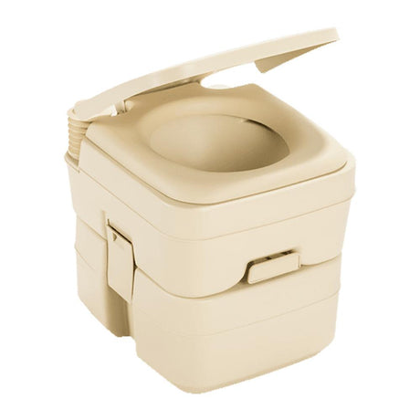 Dometic 966 Portable Toilet - 5 Gallon - Parchment - Kesper Supply