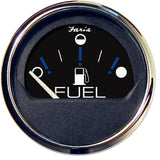 Faria Chesapeake Black 2" Fuel Level Gauge (Metric) - Kesper Supply
