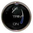 Faria Chesapeake Black 2" Trim Gauge (Mercury / Mariner / Mercruiser / Volvo DP / Yamaha '01 and newer) - Kesper Supply