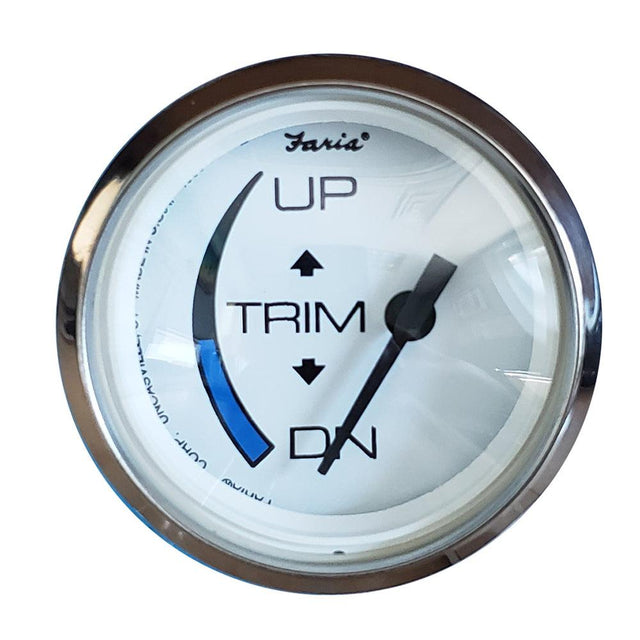 Faria Chesapeake White SS 2" Trim Gauge f/Honda Engines - Kesper Supply