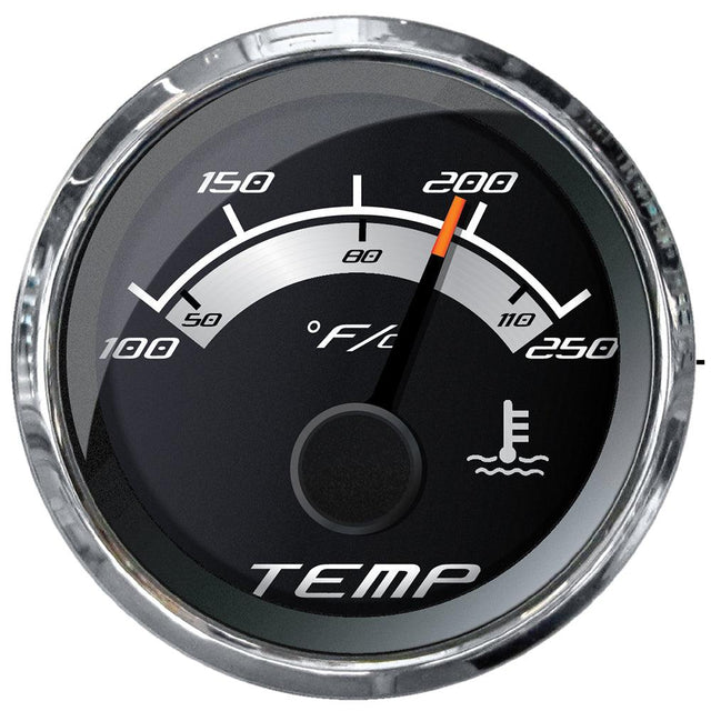 Faria Platinum 2" Water Temp Gauge (100-250°F) - Kesper Supply