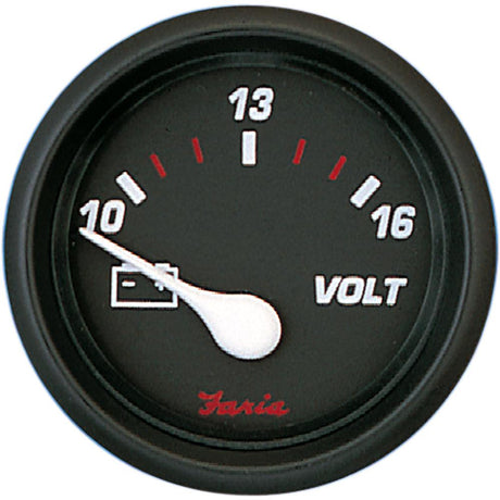 Faria Professional Red 2" Voltmeter - Kesper Supply