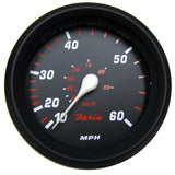 Faria Professional Red 4" Speedometer (60 MPH) - Kesper Supply