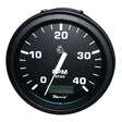 Faria Tachometer Heavy-Duty Tachometer w/Hourmeter (4000 RPM) (Diesel) (Mech Takeoff & Var Ratio Alt) - Black - Kesper Supply