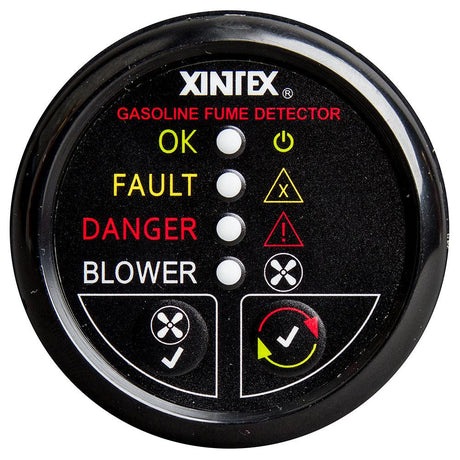 Fireboy-Xintex Gasoline Fume Detector w/Blower Control - Black Bezel - 12V - Kesper Supply