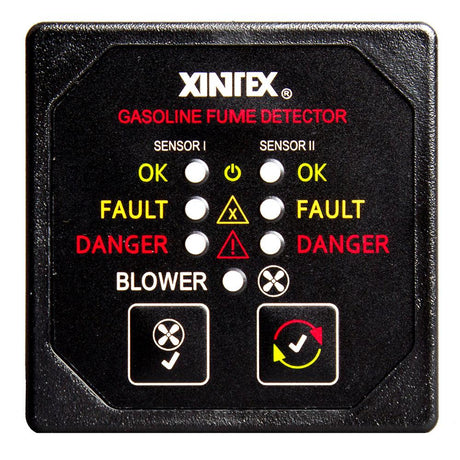 Fireboy-Xintex Gasoline Fume Detector w/Dual Channel & Blower Control - 12/24V - Kesper Supply
