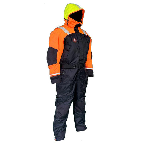 First Watch Anti-Exposure Suit Hi-Vis - Orange/Black - Large - Kesper Supply