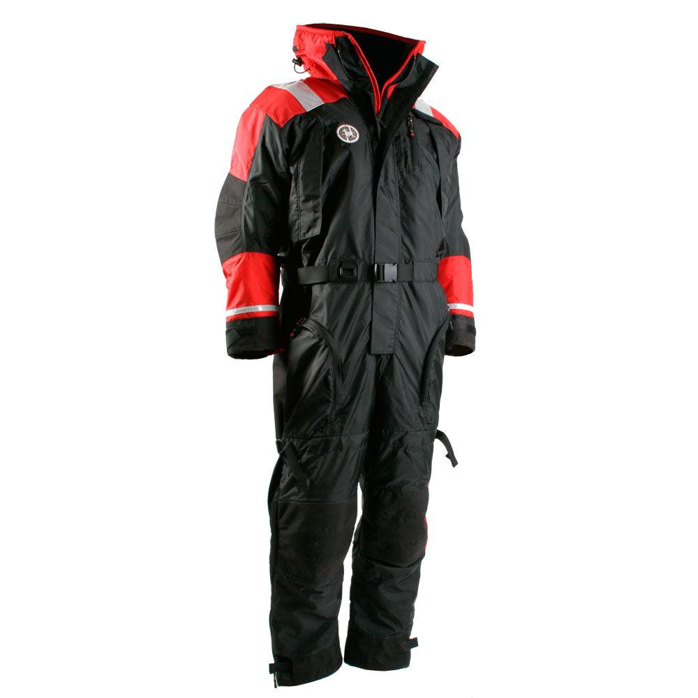 First Watch AS-1100 Flotation Suit - Red/Black - 3XL - Kesper Supply