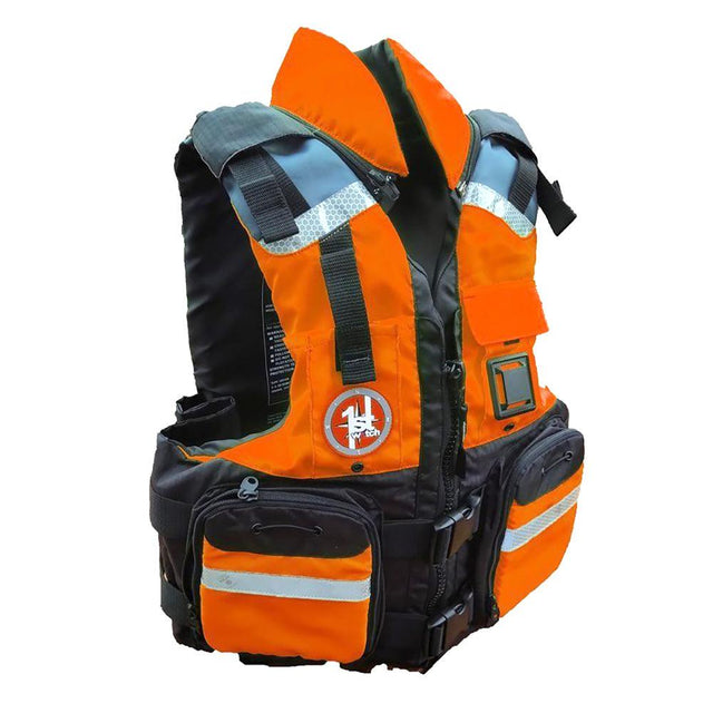 First Watch AV-800 4 Pocket Vest Hi-Vis - Orange/Black - 2XL/3XL - Kesper Supply