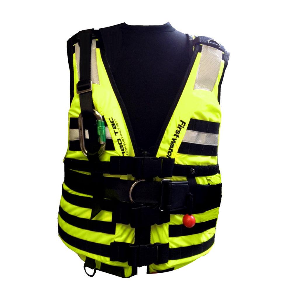 First Watch HBV-100 High Buoyancy Rescue Vest - Hi-Vis Yellow - XL to 3XL - Kesper Supply