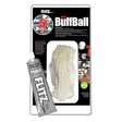 Flitz Buff Ball - Large 5" - White w/1.76oz Tube Flitz Polish - Kesper Supply