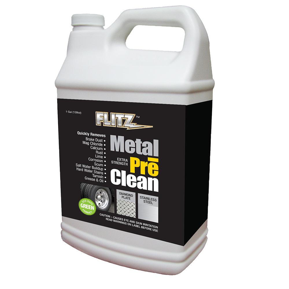 Flitz Metal Pre-Clean - All Metals Including Stainless Steel - Gallon Refill - Kesper Supply