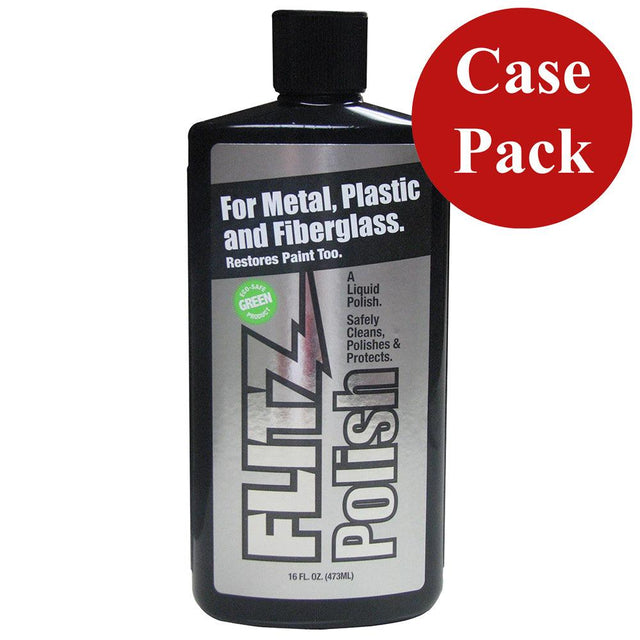 Flitz Polish - 16oz Liquid Bottle - *Case of 6* - Kesper Supply