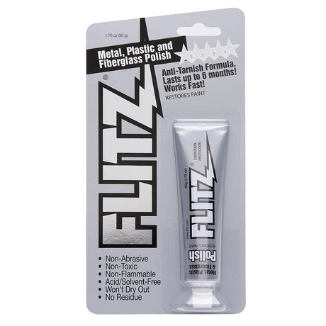 Flitz Polish - Paste - 1.76oz Tube - 10-Pack - Kesper Supply