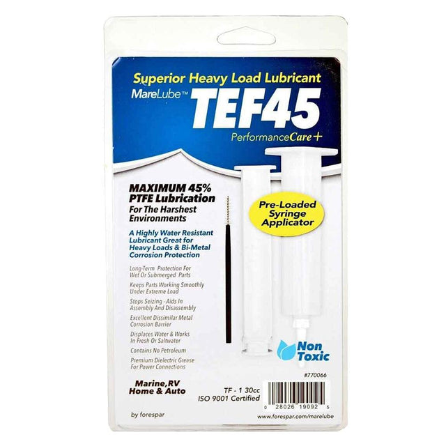 Forespar Marelube TEF45 30cc Syringe - Kesper Supply