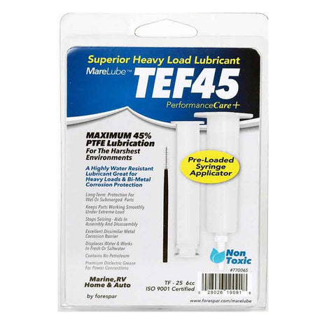 Forespar Marelube TEF45 6cc Syringe - Kesper Supply