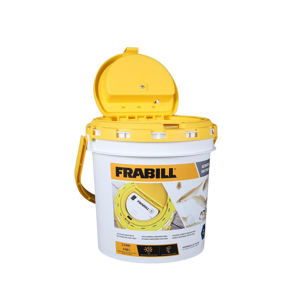 Frabill Dual Fish Bait Bucket w/Aerator Built-In - Kesper Supply