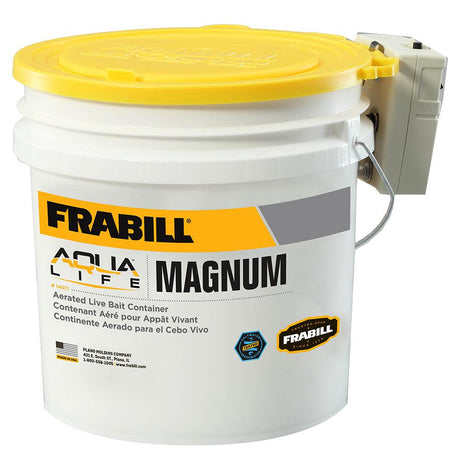 Frabill Magnum Bucket - 4.25 Gallons w/Aerator - Kesper Supply