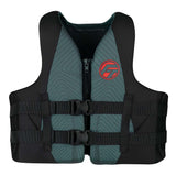 Full Throttle Adult Rapid-Dry Life Jacket - 2XL/4XL - Grey/Black - Kesper Supply