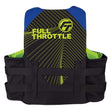 Full Throttle Adult Rapid-Dry Life Jacket - L/XL - Blue/Black - Kesper Supply