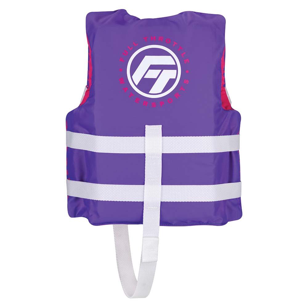 Full Throttle Child Nylon Life Jacket - Purple - Kesper Supply