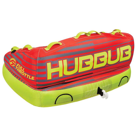 Full Throttle Hubbub 2 Towable Tube - 2 Rider - Red - Kesper Supply
