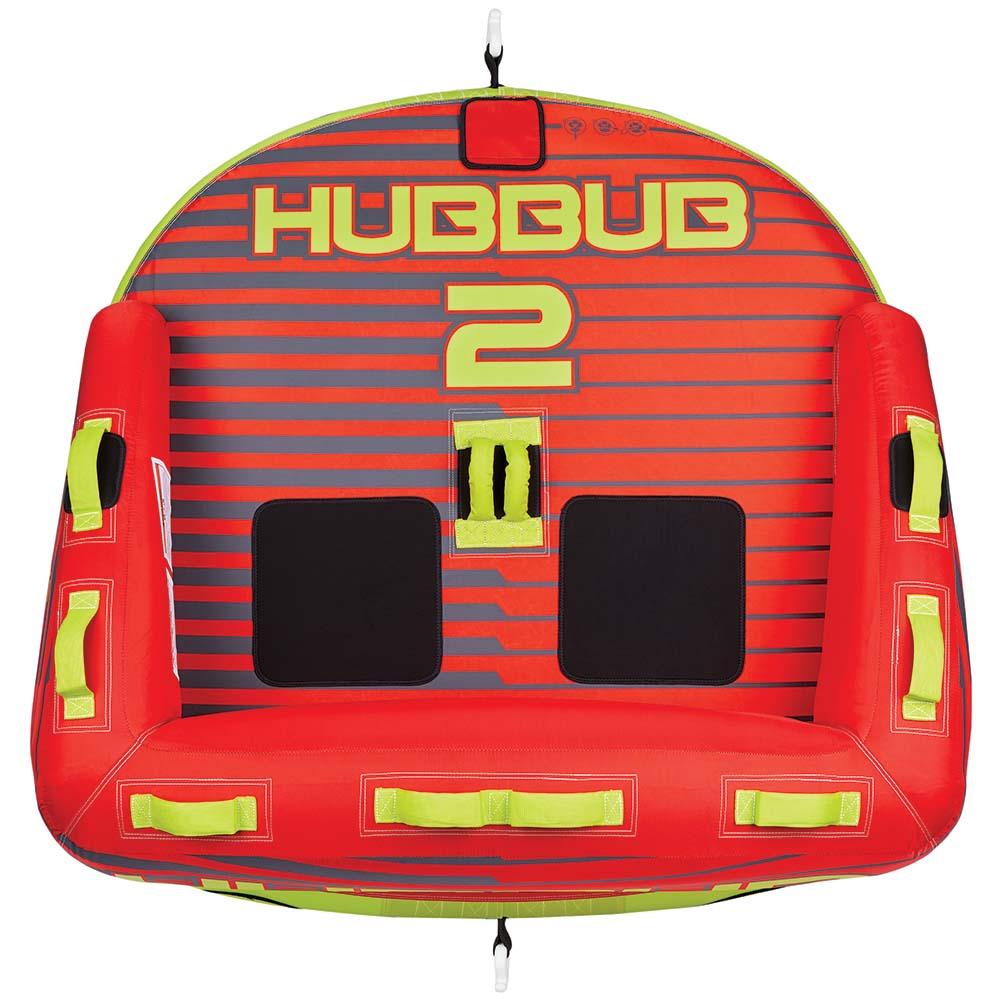 Full Throttle Hubbub 2 Towable Tube - 2 Rider - Red - Kesper Supply