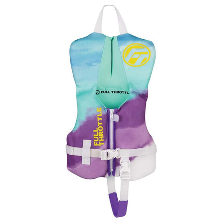 Full Throttle Infant Rapid-Dry Flex-Back Life Jacket - Aqua - Kesper Supply